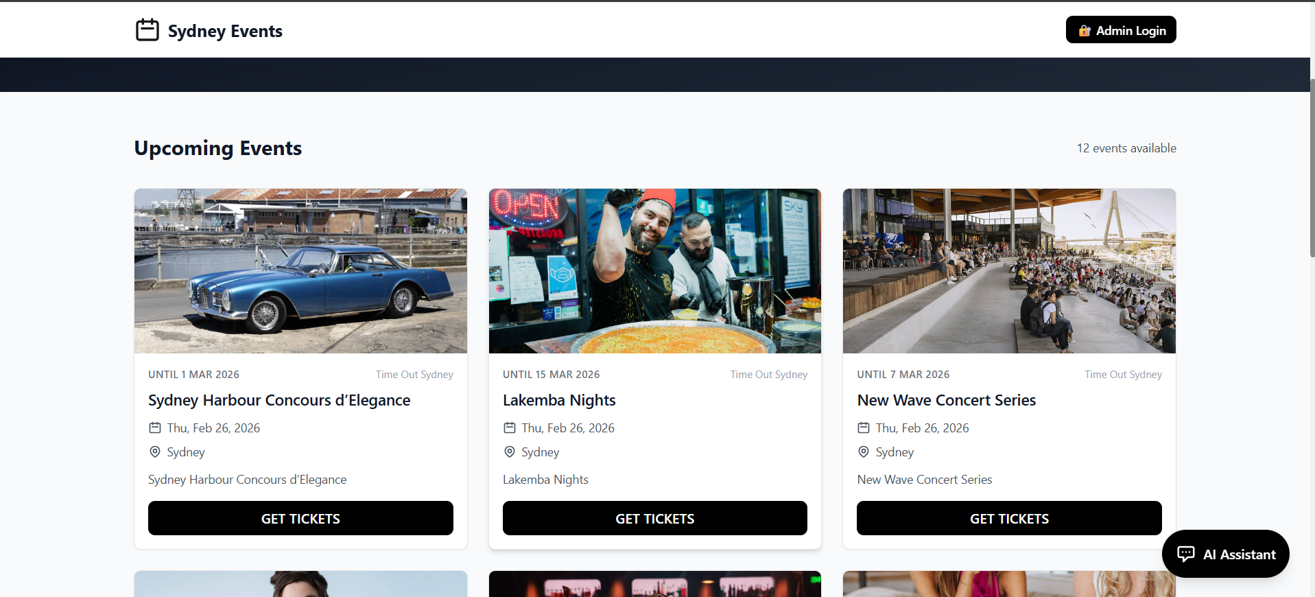 Events Platform preview
